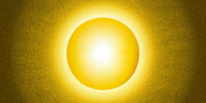 Imagem de um circulo dourado