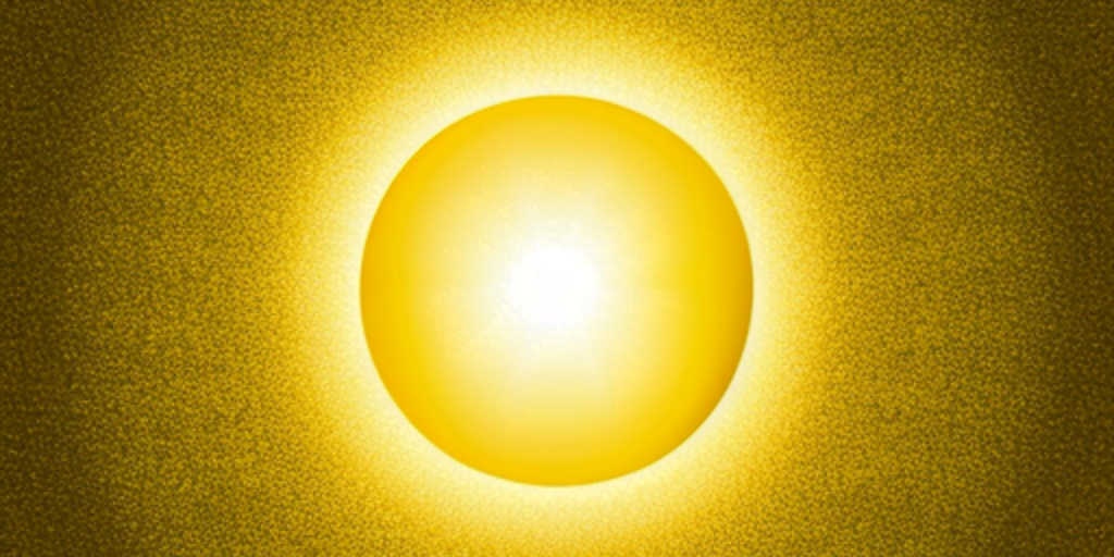 Imagem de um circulo dourado
