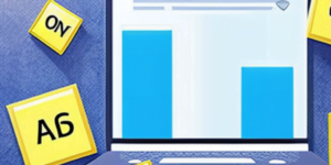 Imagem da tela de um computador com post it saindo dela