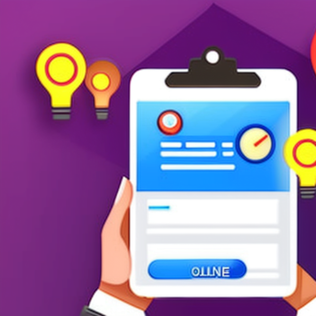 Ilustração da visão de uma pessoa segurando uma prancheta