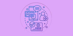 ilustração sobre conversão de visitante em lead