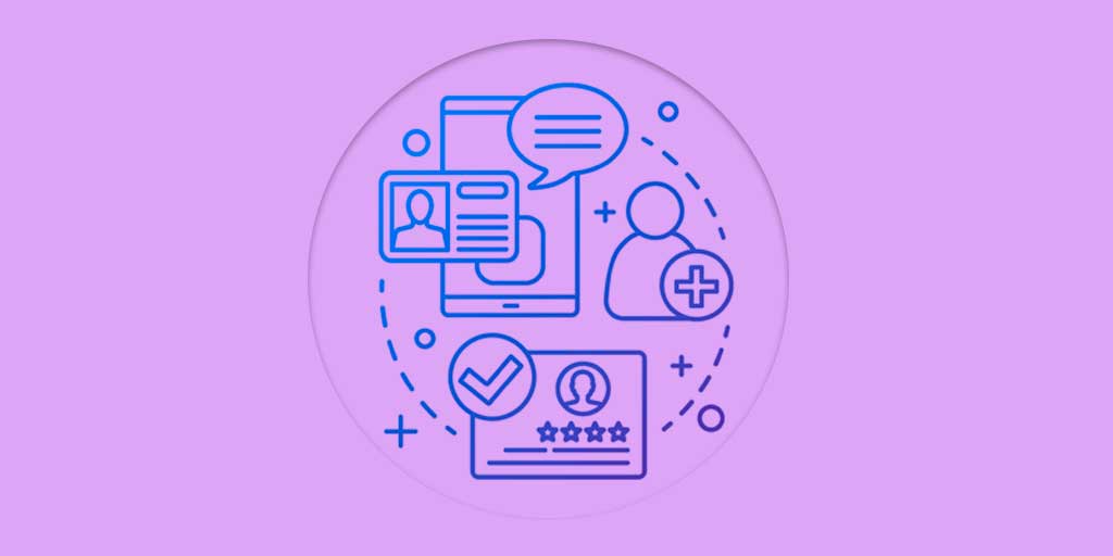 ilustração sobre conversão de visitante em lead